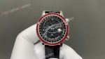Patek Philippe Complications 40mm Cal.240 Q Movement Red Bezel Black Face Watch